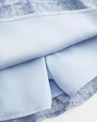 Vestido falda pantalón de gasa