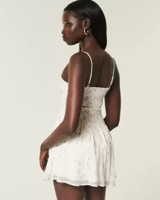 Vestido falda pantalón de gasa