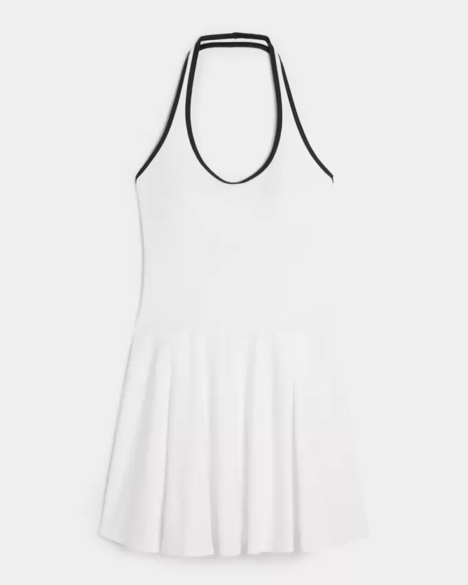 Vestido halter plisado activo de Gilly Hicks Vestido halter plisado activo de Gilly Hicks