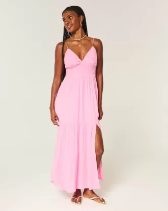 Vestido largo bordado
