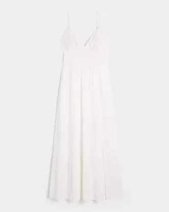 Vestido largo bordado