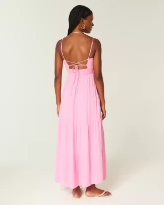 Vestido largo bordado