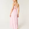 Vestido largo con espalda abierta