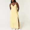 Vestido largo con espalda abierta