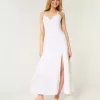 Vestido largo con espalda abierta