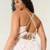 Vestido largo con espalda abierta