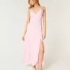 Vestido largo con espalda abierta