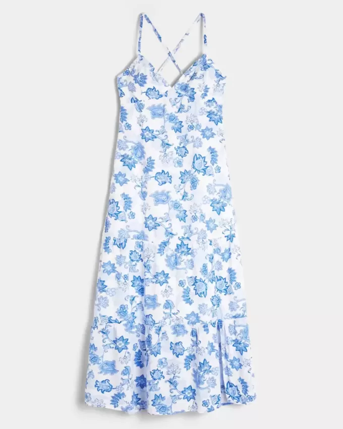 Vestido largo con espalda abierta