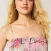 Vestido largo fruncido sin tirantes