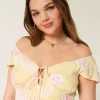 Vestido midi con doble lazo y mangas onduladas Vestido midi con doble lazo y mangas onduladas