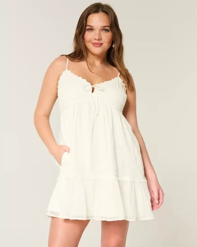 Vestido mini babydoll Vestido mini babydoll