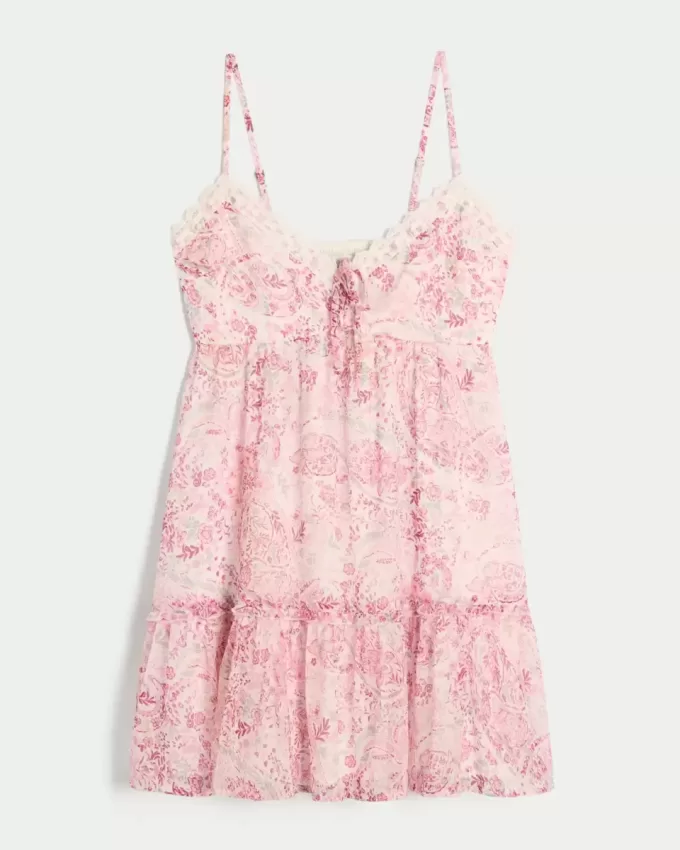 Vestido mini babydoll Vestido mini babydoll