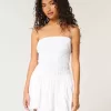 Vestido mini de burbuja sin tirantes Vestido mini de burbuja sin tirantes