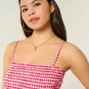 Vestido mini sin tirantes con escote fruncido Vestido mini sin tirantes con escote fruncido
