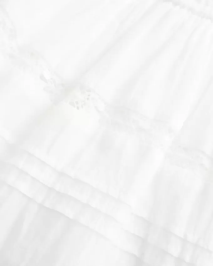 Vestido mini sin tirantes con escote fruncido Vestido mini sin tirantes con escote fruncido